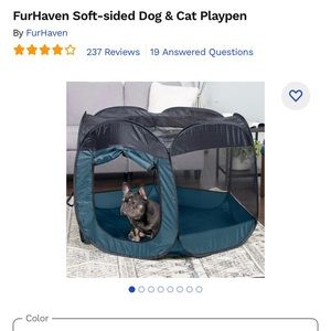 NWOT Chewy Softsided Pet Playpen